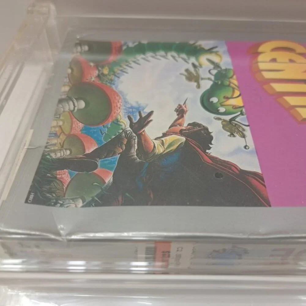 Atari 7800 Video Game Centipede WATA Graded 6.0 Box New Sealed 1987 Silver Box